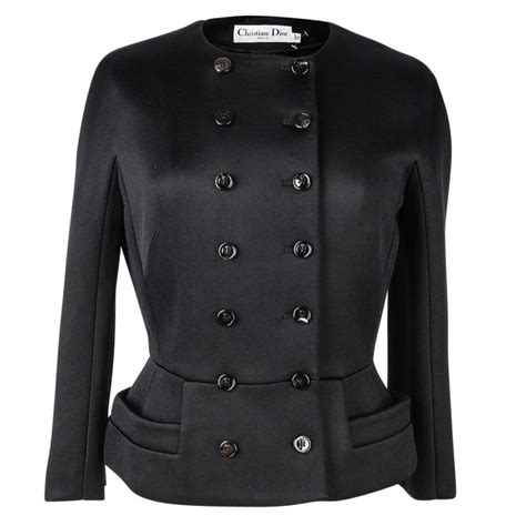 dior double breasted jacket|dior denim jacket women's.